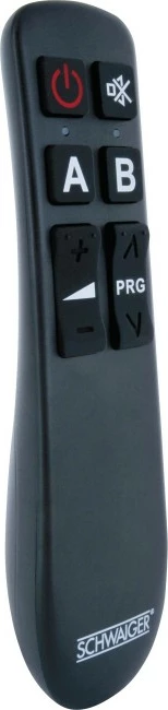 Telekomandë universale Schwaiger UFB1000, 8 taste, IR wireless, e zezë