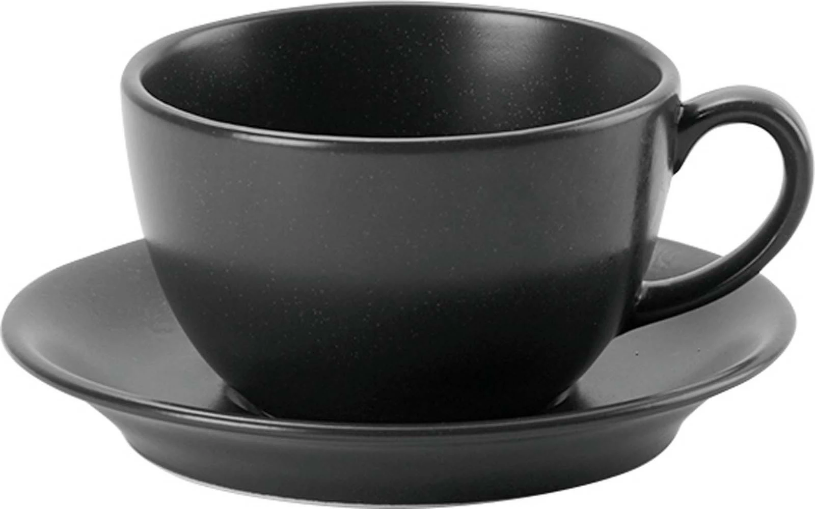 Filxhan porcelani Porland Seasons Coal 250 ml, i zi, set 6 copë
