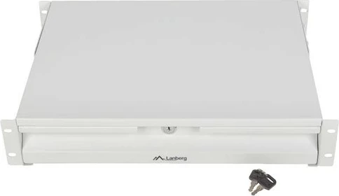 Sirtar LANBERG për rafte 19" 2U 360mm, gri