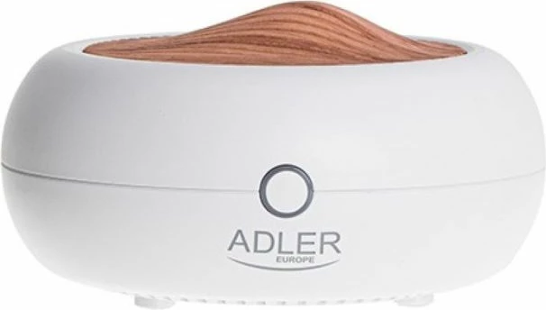 Difuzor aromash ultrasonik USB 3n1 ADLER AD7969, 70 ml, LED 7 ngjyra, bardhë/efekt dru i çelët