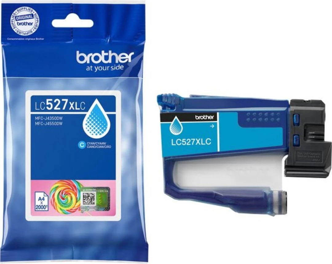 Kartushë boje, Brother, LC-527XLC, XL, cian