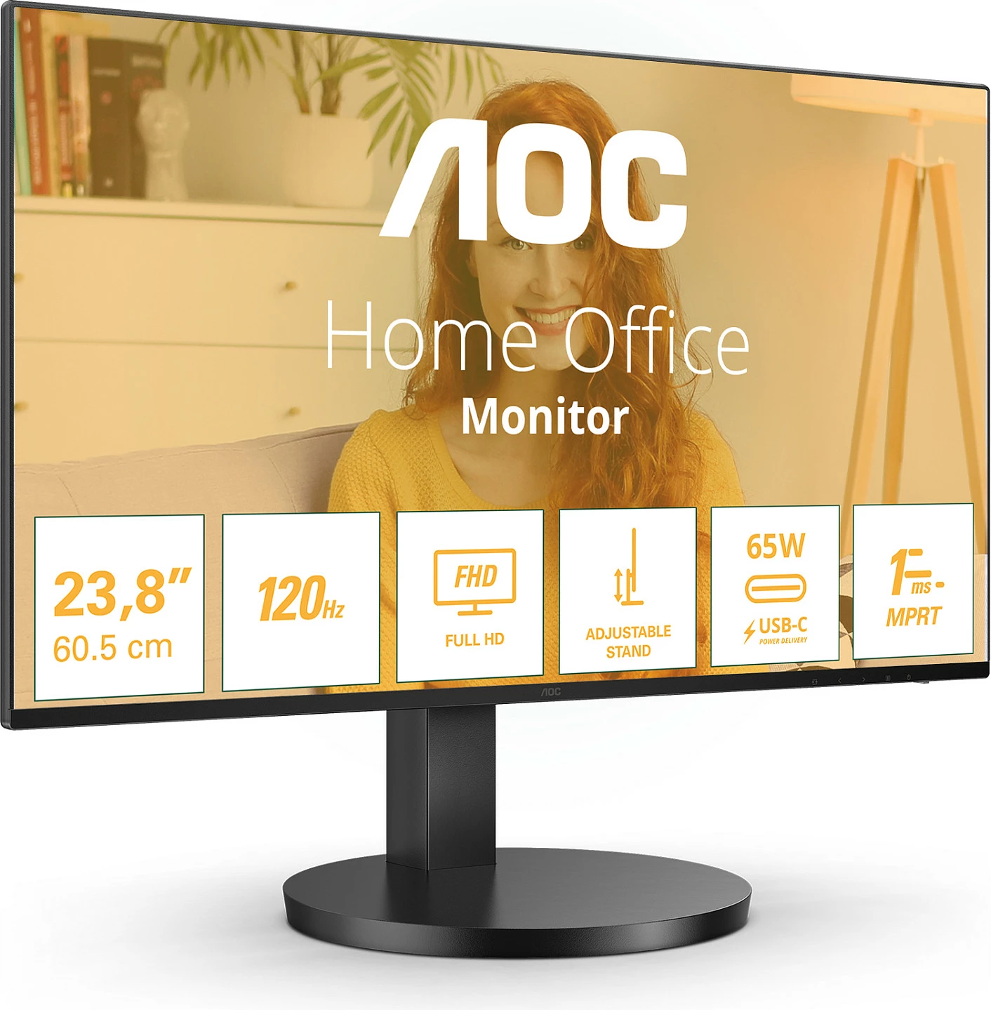 Monitor AOC B3 27B3CF2, 27", Full HD, LED, 1 ms, E zezë