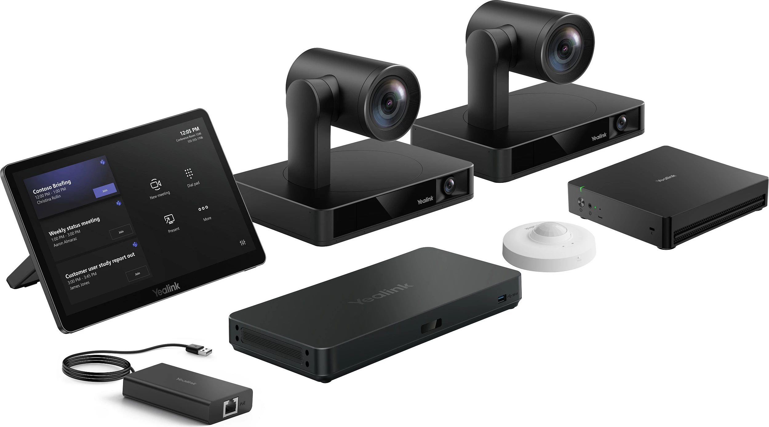 Sistem videokonference Yealink MVC S90-C5U-004, Microsoft Teams Rooms, i zi