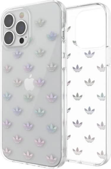 Mbështjellës Adidas OR SnapCase ENTRY për iPhone 13 Pro Max 6.7", shumëngjyrësh, transparent