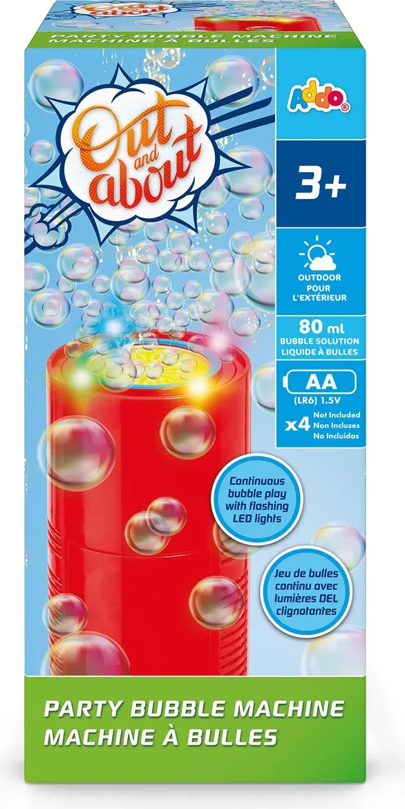 Makineri për fluska Out and About Party Bubble Machine