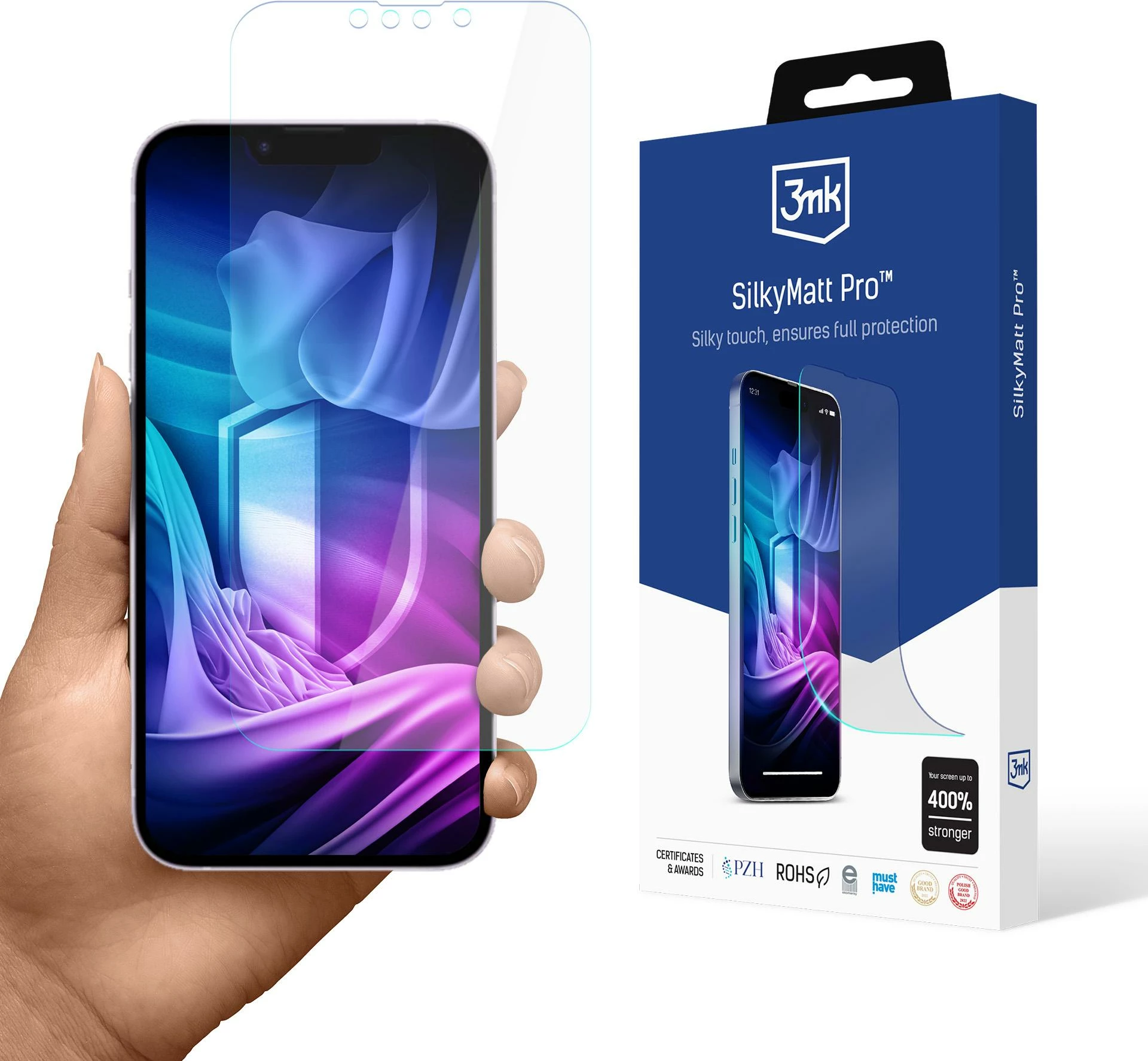 Mbështjellës mat 3mk SilkyMatt Pro për iPhone 16e / SE4