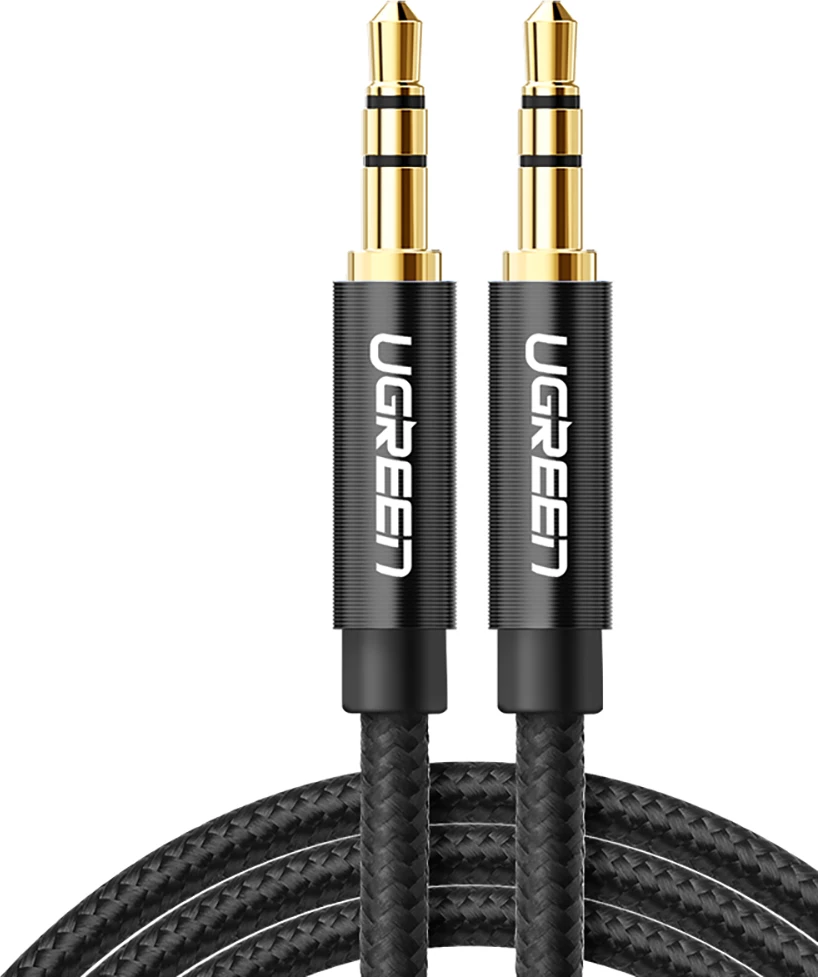 Kabllo audio AUX Ugreen AV112, 2m, mini jack 3.5mm, e zezë