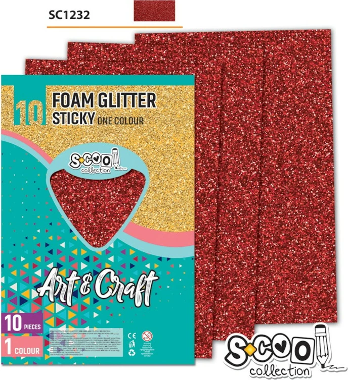 Osh Leter Dekoruese Sticky Me Xixa E Kuqe E Mbyllet 20X30Cm 1/10 Sc1232