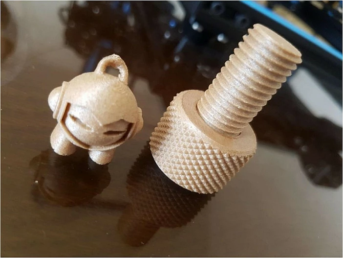 Filament 3D AzureFilm FW171-1000, PLA Wood 1.75mm, 750g, ngjyrë Cork