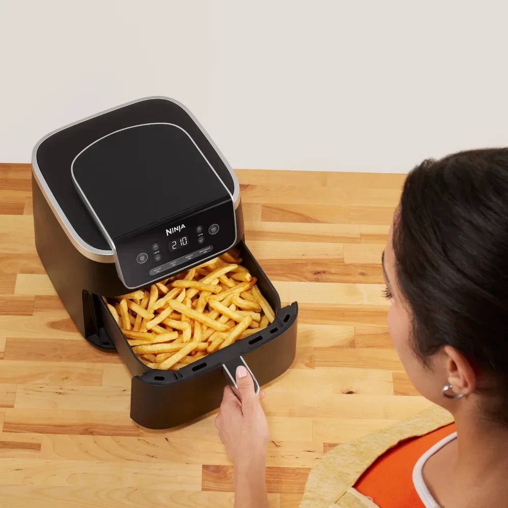Fritezë me ajër, Ninja, AF140EU, kapacitet 4.7 L, temperatura 40-240°C, 4 funksione, e zezë