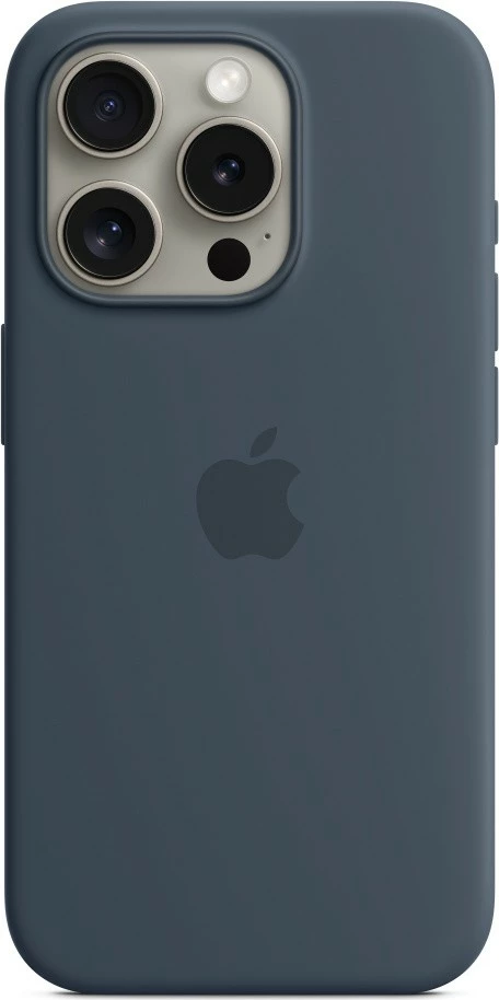 Mbështjellës Apple iPhone 15 Pro, MagSafe, Storm Blue