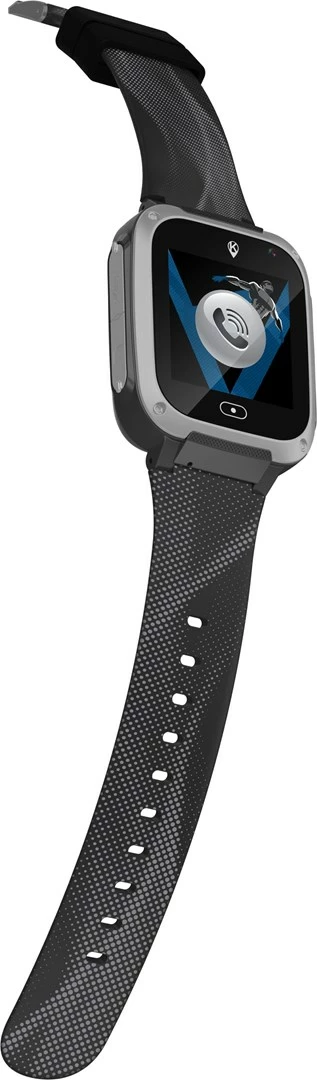 Smartwatch KIDI Basic për fëmijë, KW_M_BSC_C, 400 mAh, Ekran TFT, zi