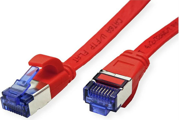 Kabllo rrjeti VALUE Cat6A, FTP, e sheshtë, 5 m, e kuqe