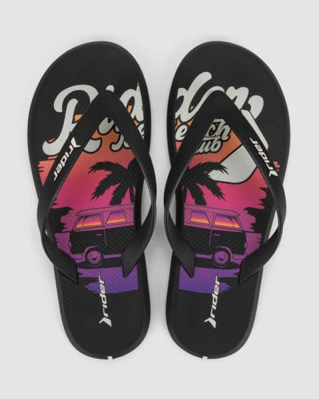 Flip-flop për meshkuj Rider, të zeza [Madhësia: 43]
