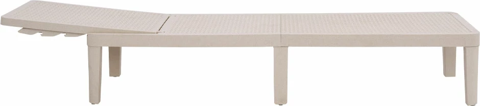 Shezlong Seagull, ngjyrë terrazzo, 191x55x29cm