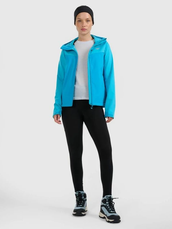 Jakne softshell për femra 4F, kaltër [Madhësia: XS]