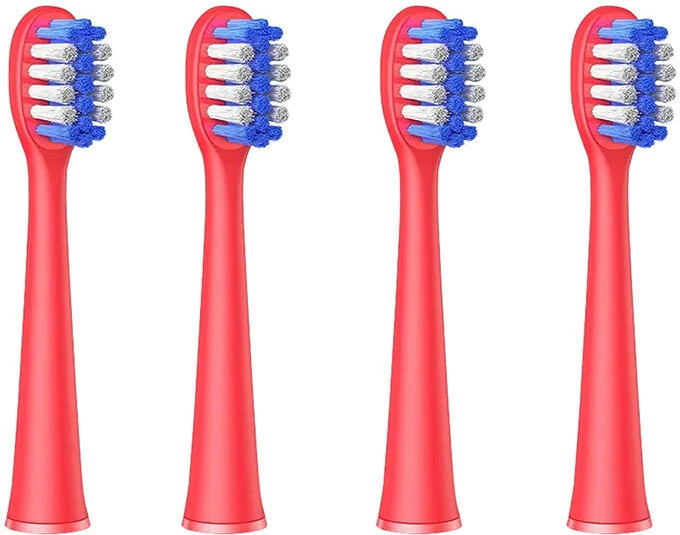 Koka rezervë për furçë dhëmbësh Bitvae K7S, set 4 copë, Blu