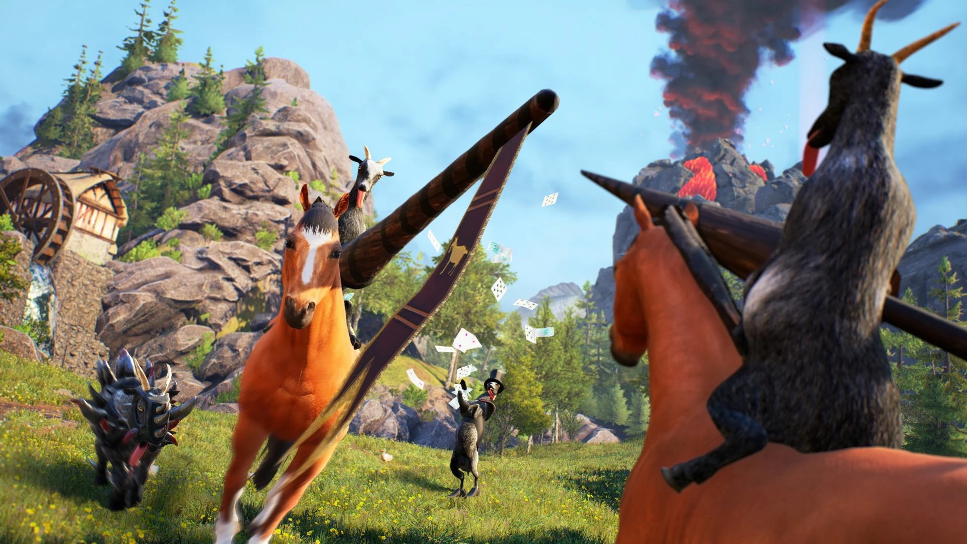Video-lojë THQ Nordic Goat Simulator: Remastered për PlayStation 5, PEGI 12