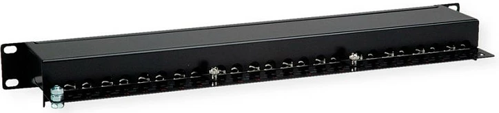 Patch panel ROLINE Cat5e 19" 24 porta STP, 1U, i zi