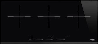 Pllakë gatimi me induksion SMEG SIH7933B, 3 zona, 90 cm, e zezë