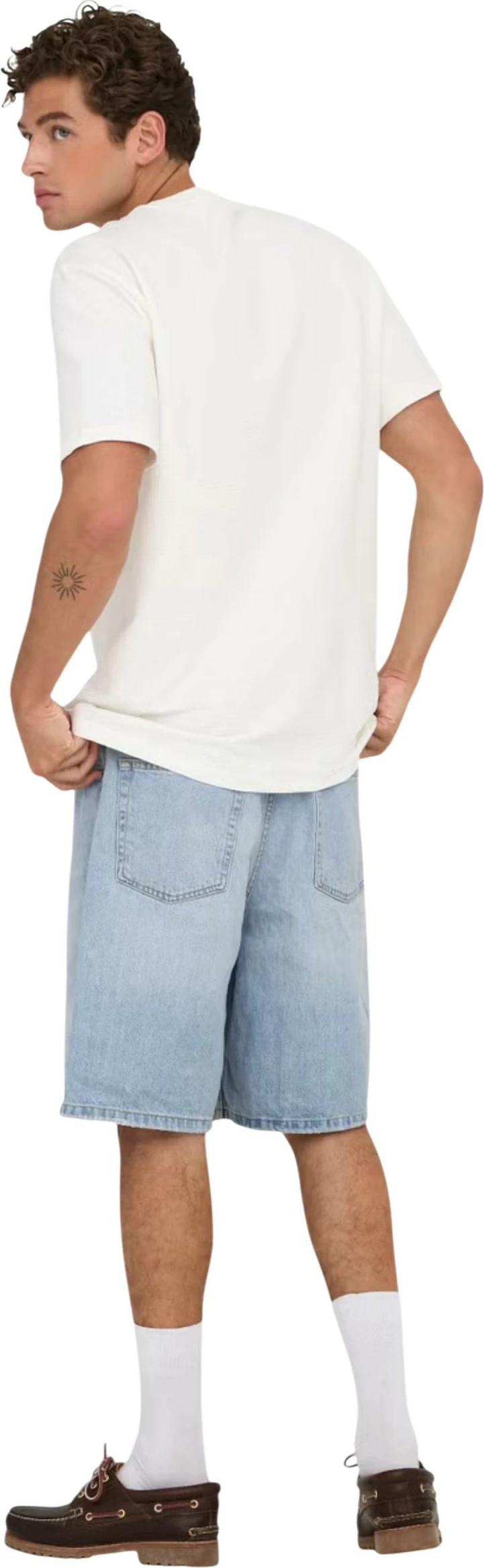 Shorce për meshkuj Only & Sons ONSFADE LB 3155 TAI, xhins i çelët [Madhësia: L]