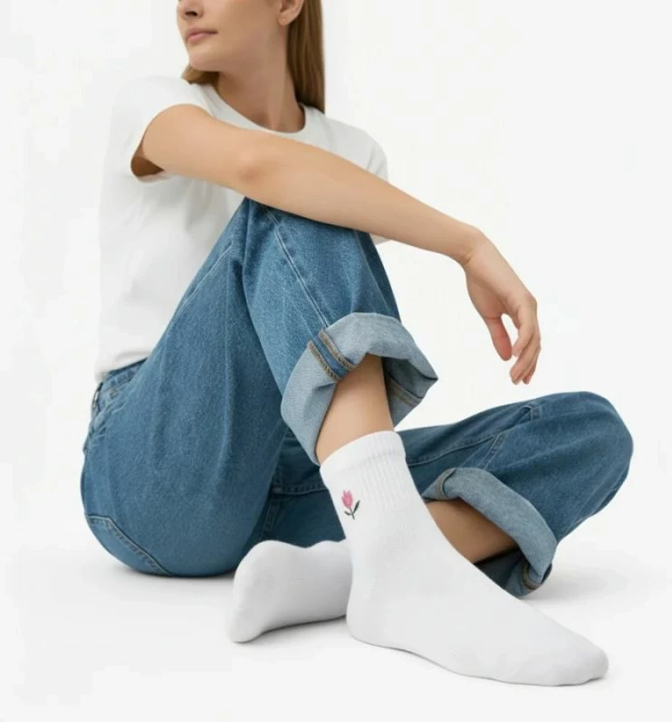 Çorape femrash Filippo SD-AN06, krem, set prej 3 palë