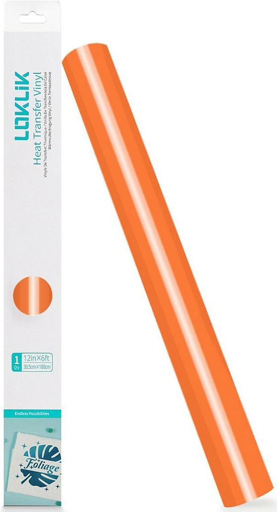 Foli për plotter LOKLiK Basic, 30.5 x 180 cm, portokalli