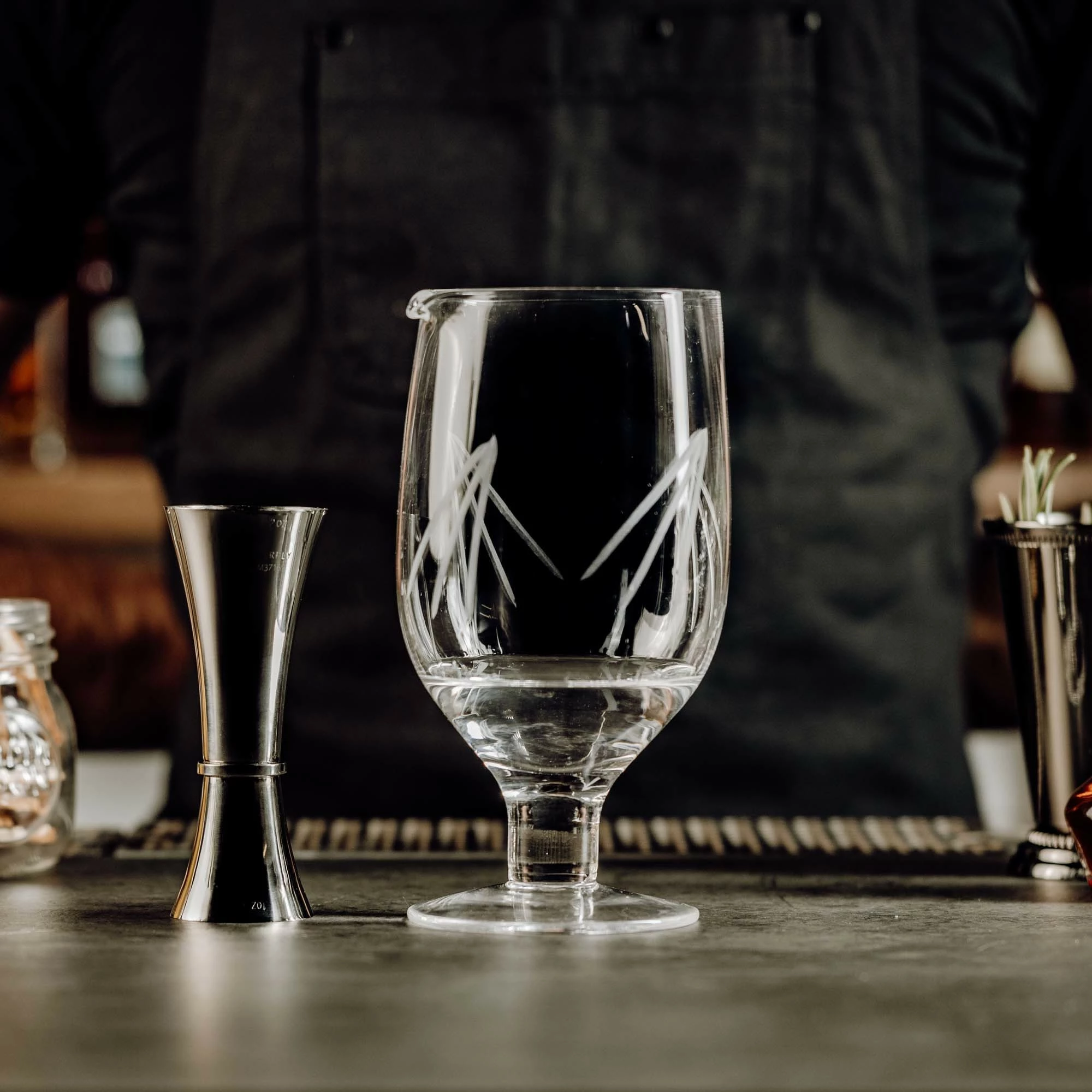 Jigger matës pije, BarFly Yakuza, 2 oz, çelik inox 18/8, argjend