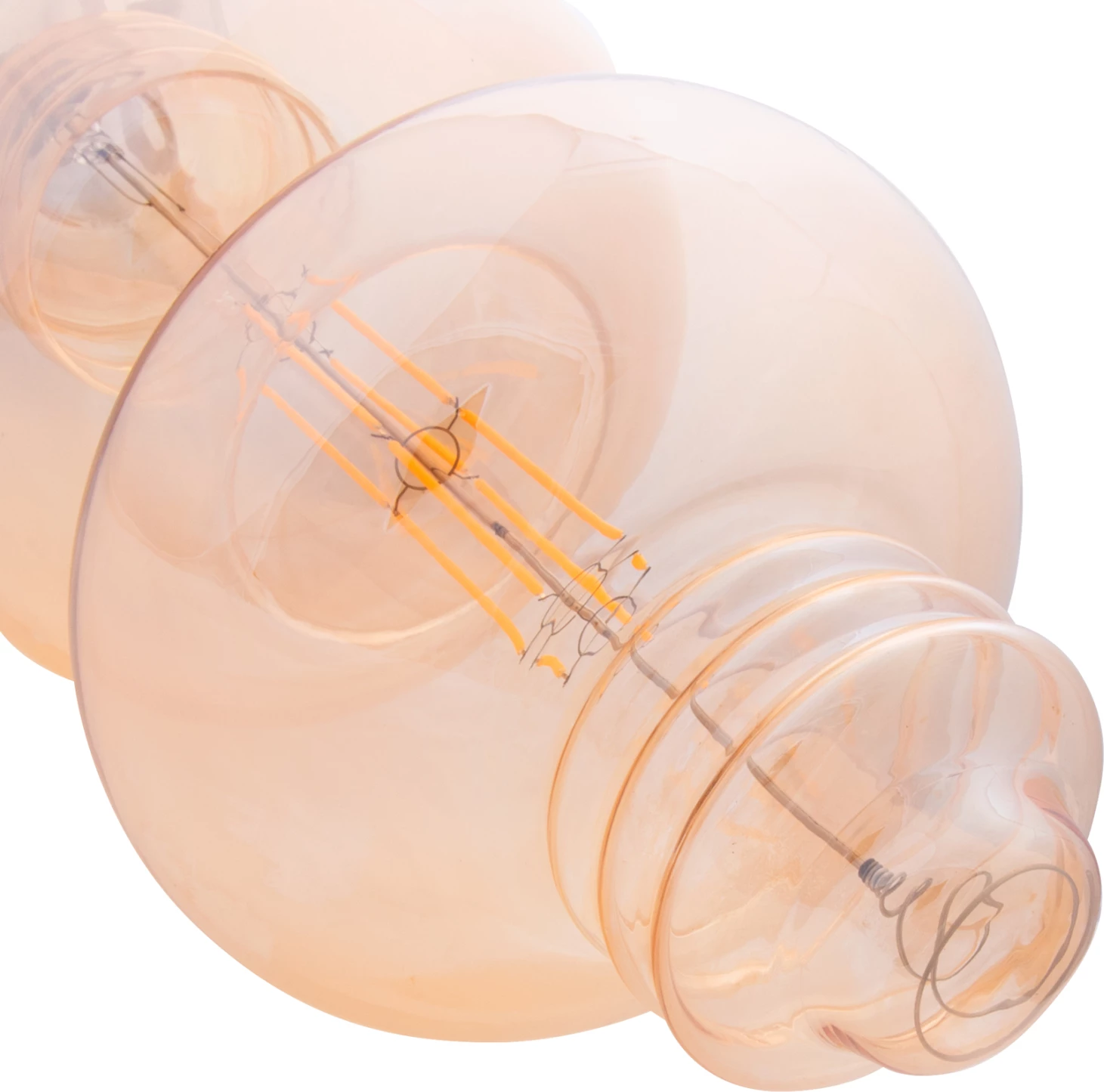 Llambë LED filament, 8W, E27, 3000K, ngjyrë ari, e zbehtë, FH4053.02 8
