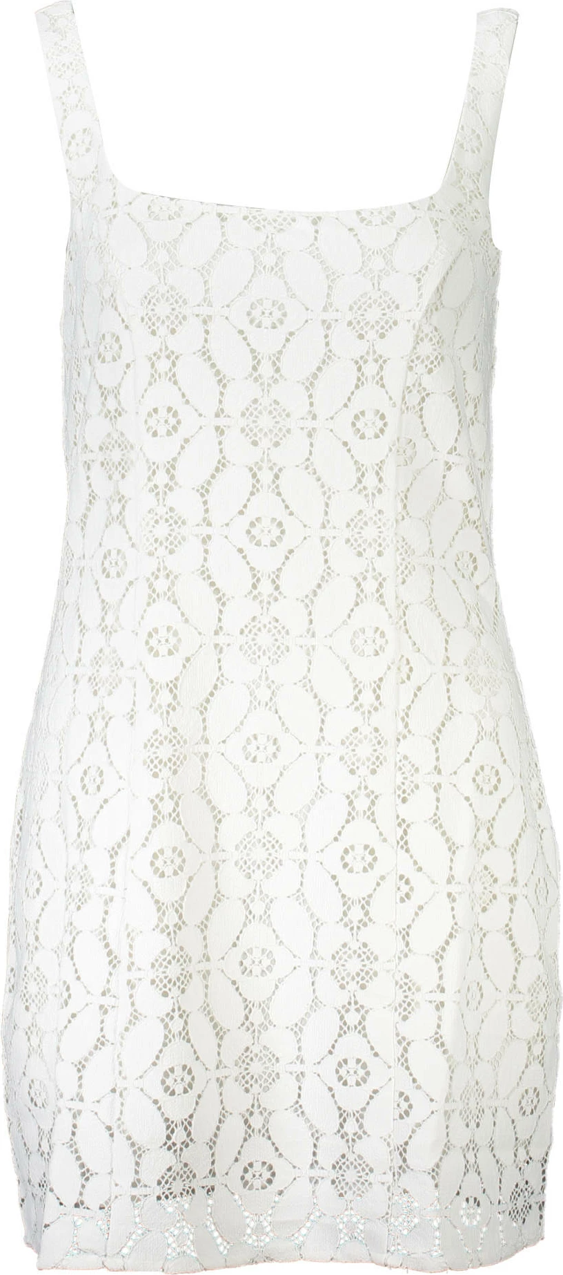 Fustan i shkurtër Desigual femra, i bardhë