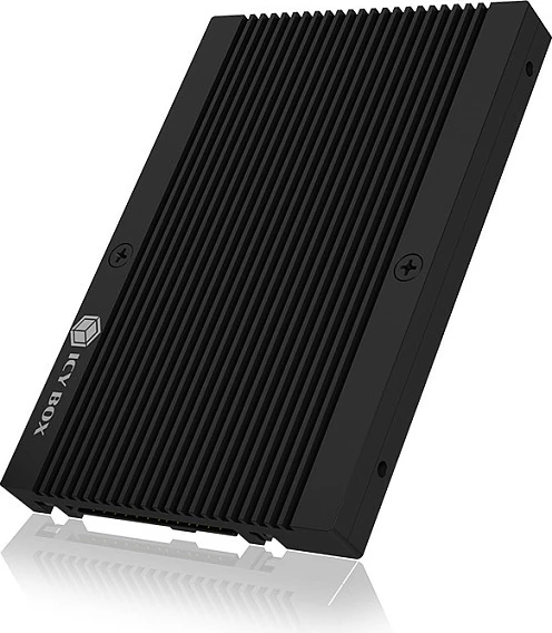 Konvertues SSD ICY BOX M.2 NVMe në 2.5" U.2, 64 Gbit/s, 2 TB, i zi