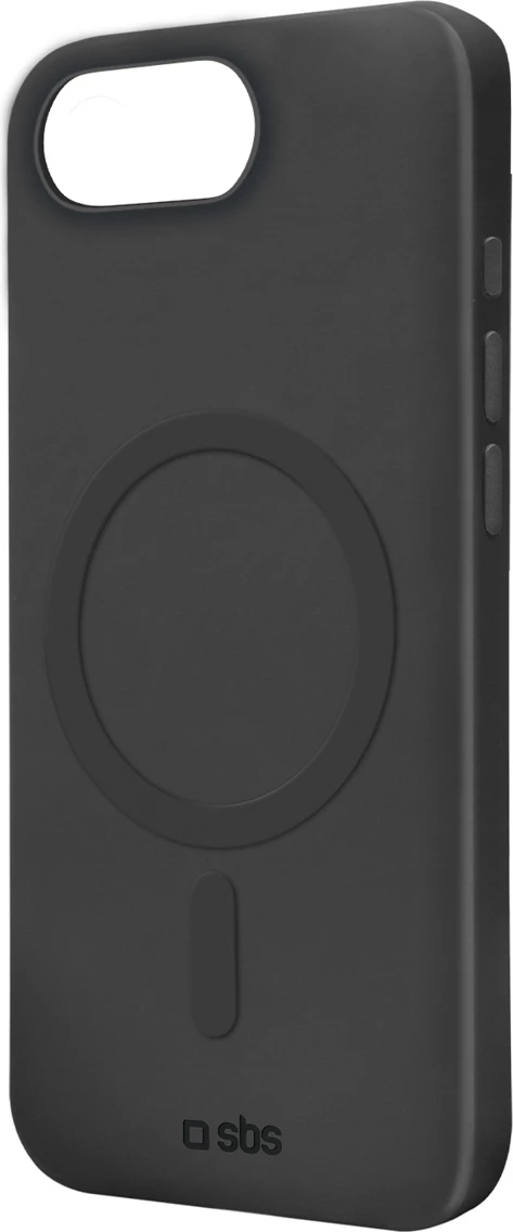 Mbështjellës SBS Instinct Mag për iPhone 16e/17e, MagSafe, TPU + mikrofibër, 20 g, i zi