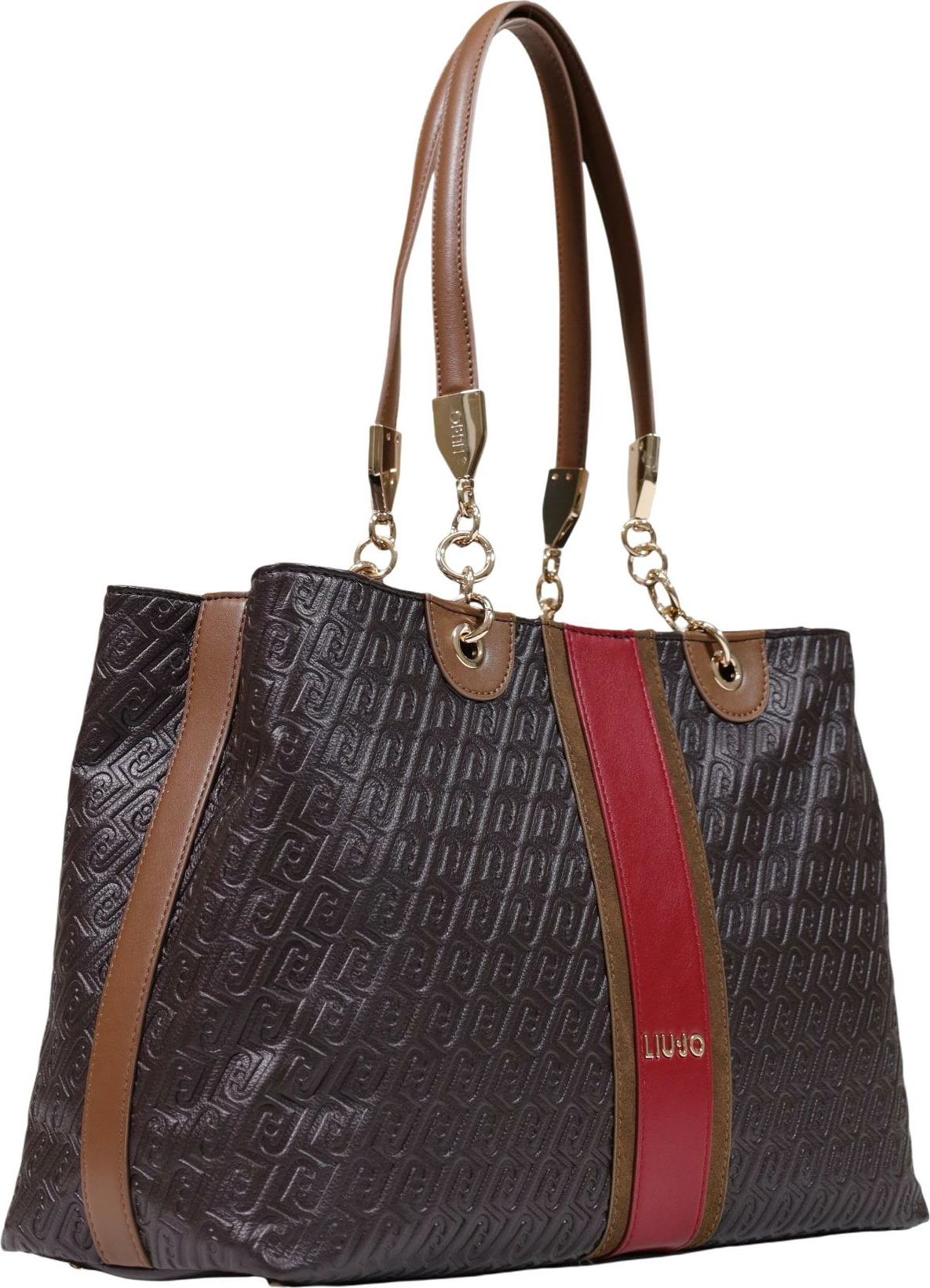 Çantë shopper për femra Liu Jo AF6104 E1141, kafe e errët