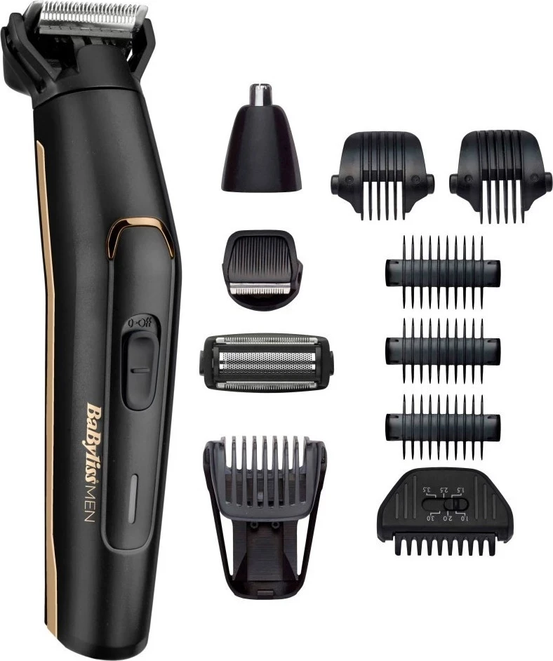 Trimer multifunksional BaByliss MT860E, me bateri, Black