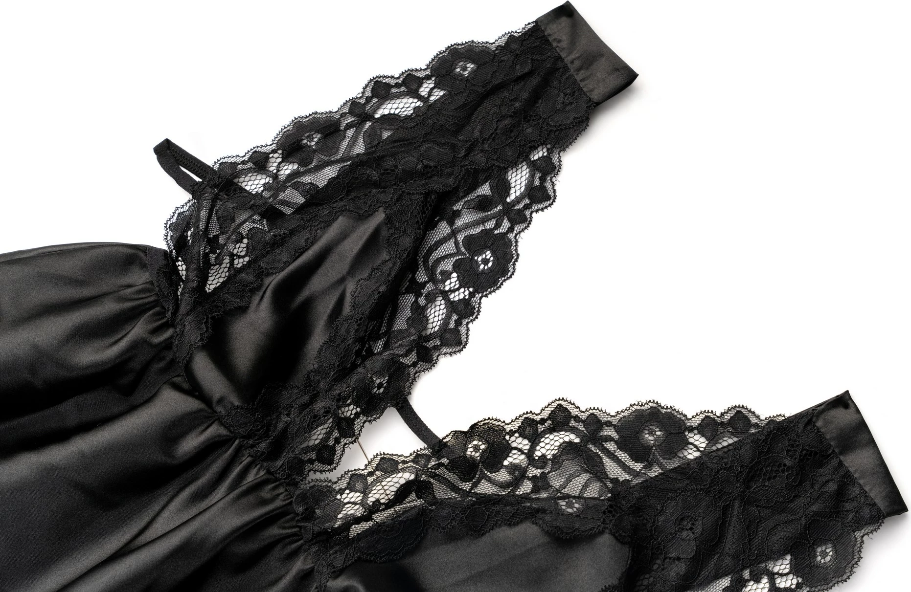Babydoll i zi Jumeon, 001-018986, 2 copë