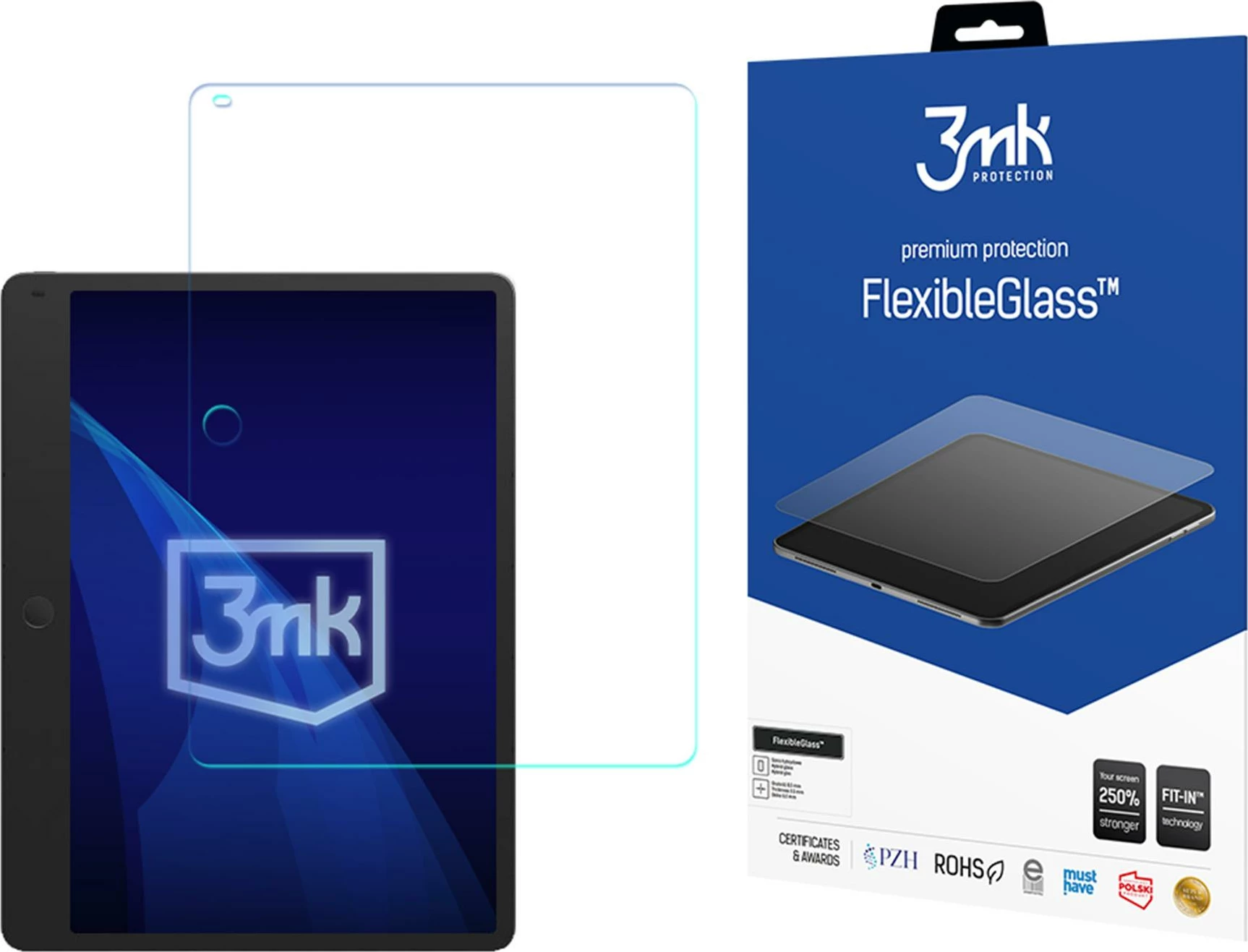 Xham mbrojtës hibrid 3mk FlexibleGlass, 7H, antibakterial, për TCL Note A1 NXTPAPER