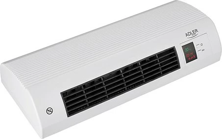 Ngrohës me ventilator Adler AD 7714, 2200 W, për mure, i bardhë