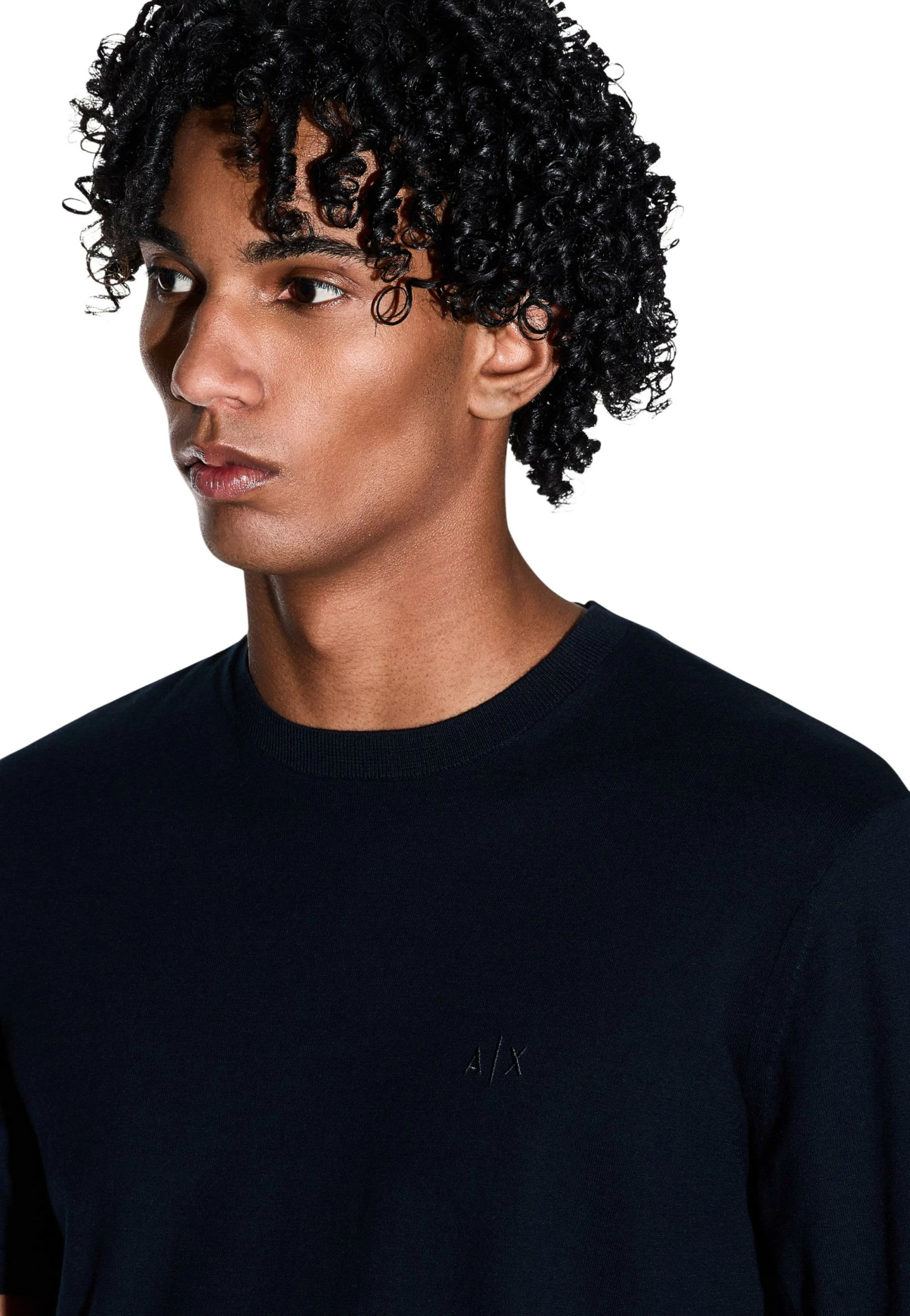 Maicë për meshkuj Armani Exchange 8NZM5C ZM3JZ, e kaltër [Madhësia: M]