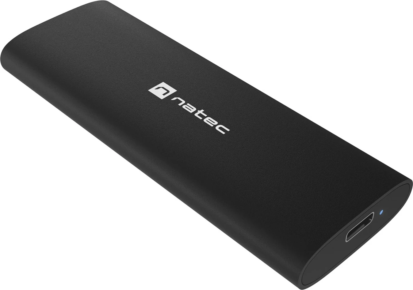 Kasë NATEC NKZ-2286 për SSD M.2, USB Type-C, e zezë