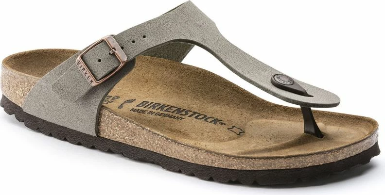 Flip-flops femra Birkenstock, gri-bezhë