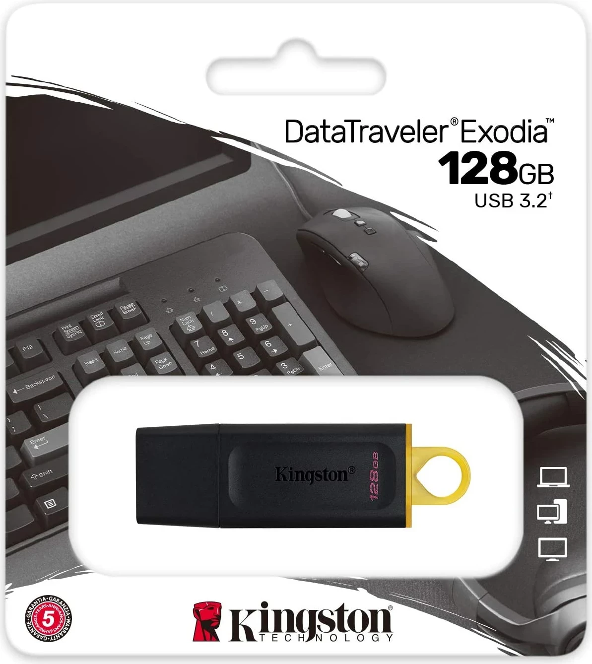 USB Kingston DataTraveler Exodia 128GB, 3.2 