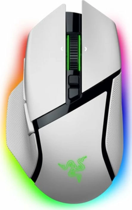 Maus Razer Basilisk V3 Pro 35K RZ01-05240200-R3G1, 30000 DPI, wireless/USB, RGB, 11 butona, i bardhë
