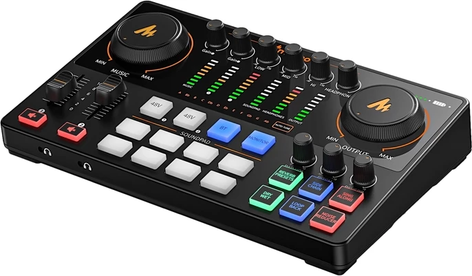 Kartë zanore Maono AME2 GEN2, e jashtme, 2000 mAh, e zezë