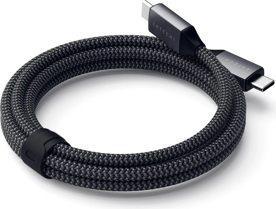 Satechi USB-C to USB-C 100W Braided Charging Cable 2m - Grey