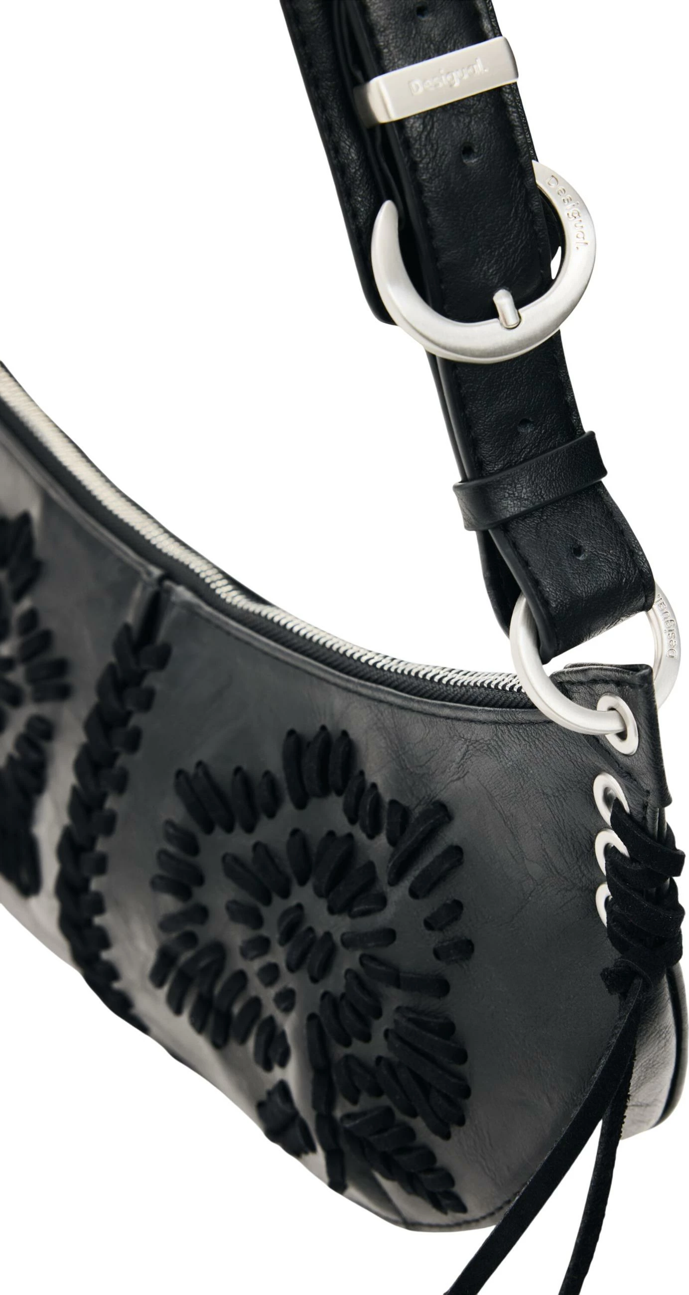 Çantë krahu për femra Desigual BAG_ALISIO CASTRES LONG B 26WAXP22, e zezë