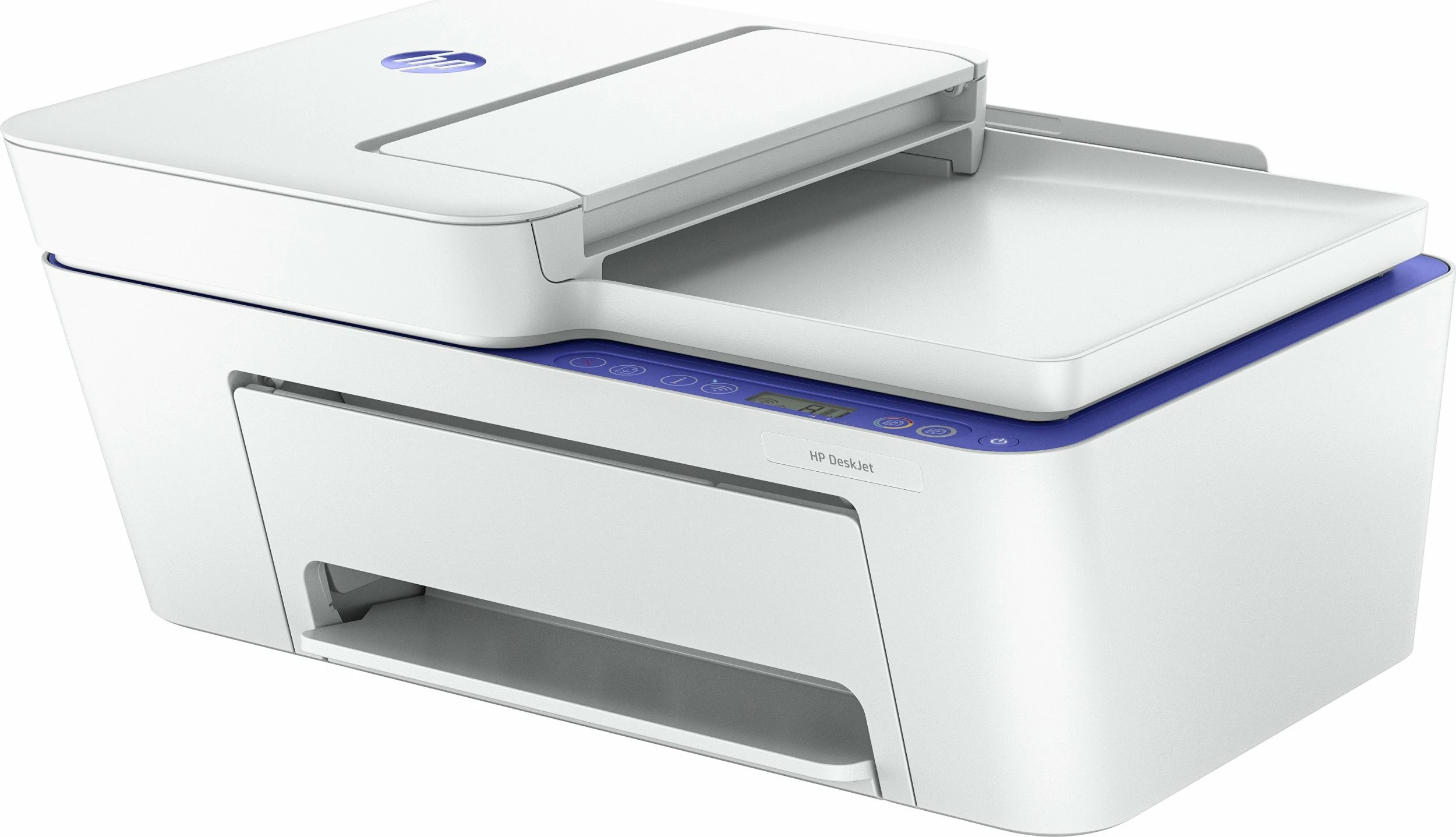 Printer multifunksional HP DeskJet 4230e 60K30B, inkjet ngjyrë, A4, Wi‑Fi, USB, ADF 35 fletë, blu