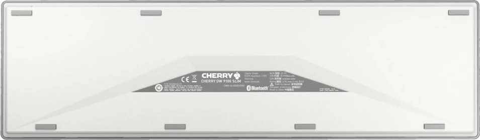 Tastierë dhe Maus Cherry DW 9100 SLIM, Wireless, RF Wireless + Bluetooth, QWERTZ, Argjendtë, Bardhë
