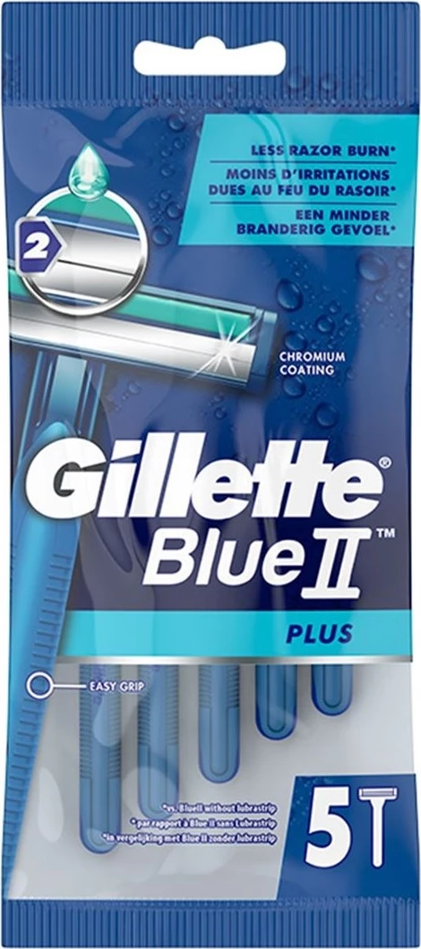 Rroje për meshkuj Gillette Blue II Plus, 5 copë