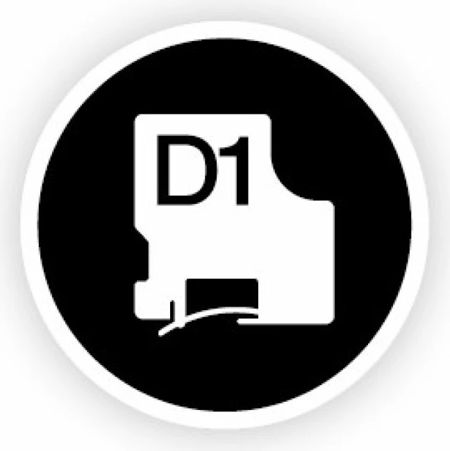 Printer etiketa DYMO, pa dallim gjinie, zi