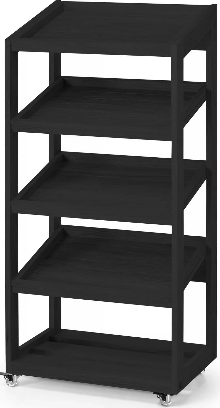 Raft ekspozimi, Fine Dine, Madeira Black 4 nivele 574x400x1197 mm, dru, i zi